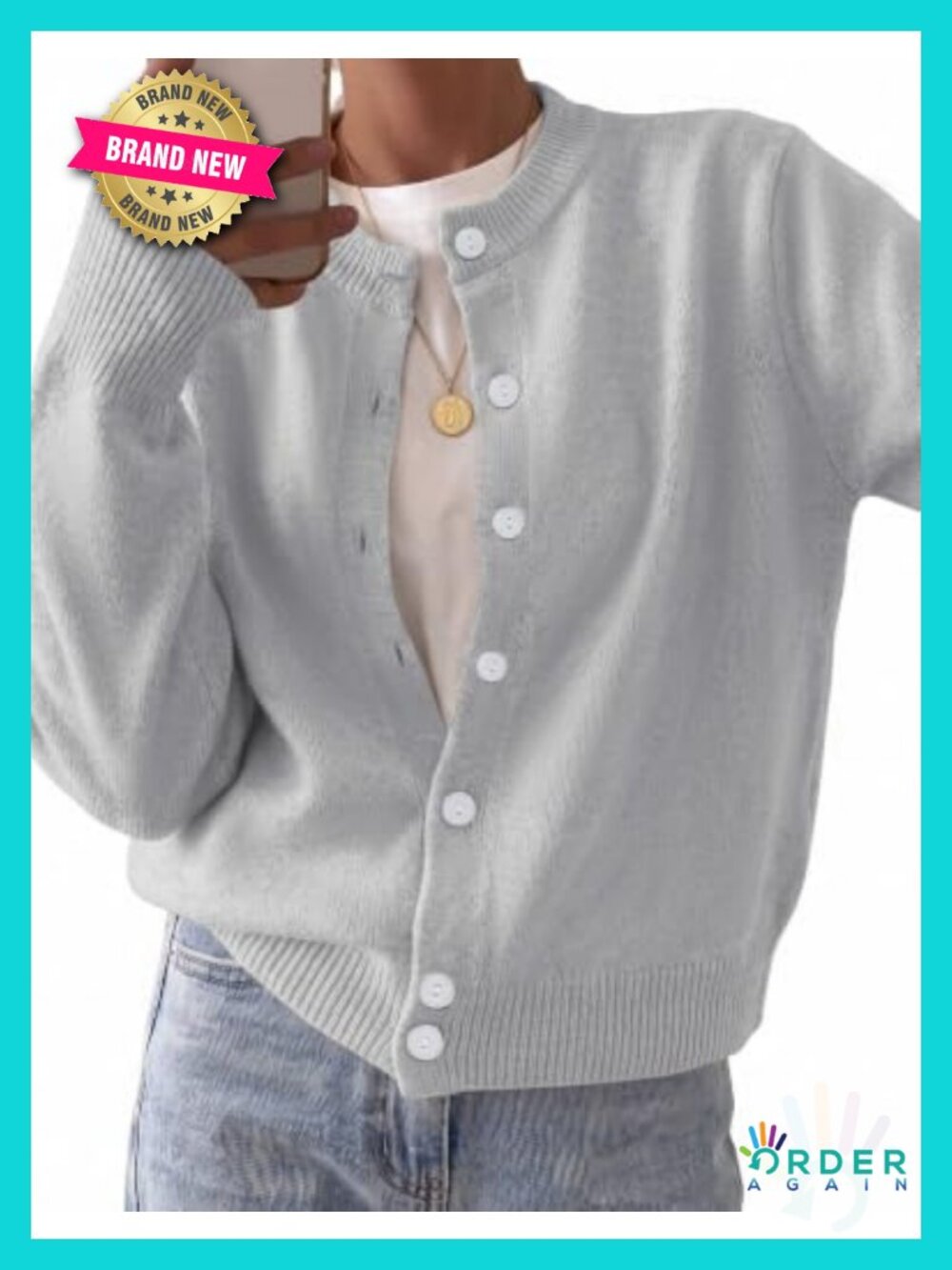 Wool Blend Chunky Knit Cardigan Loose Fit Long Sleeve Open Front